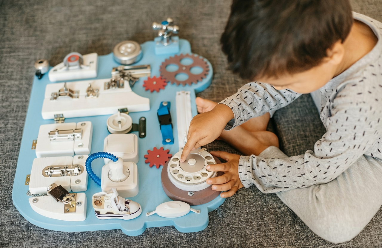 Busy board : c’est quoi et comment bien le choisir pour bébé (6 points clés)