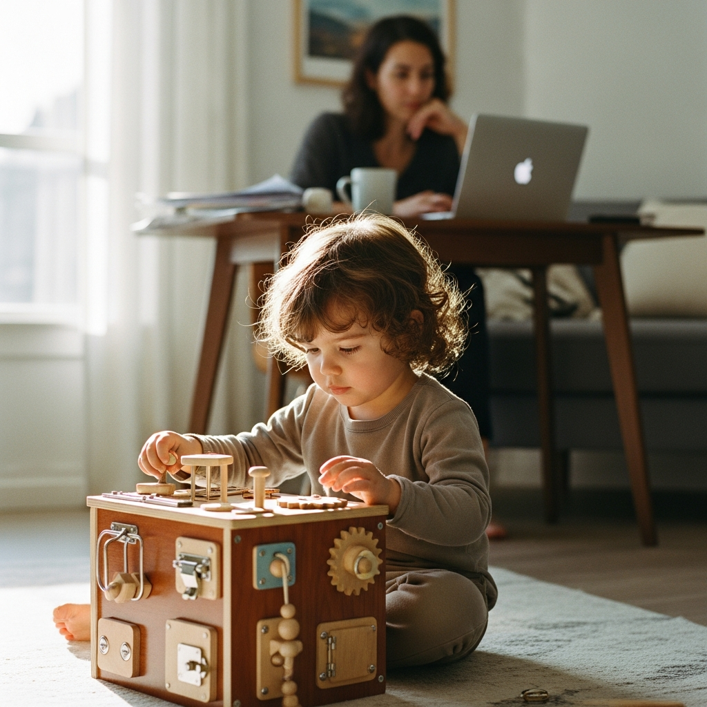 Comment occuper son jeune enfant, sans écran, quand on travaille ?