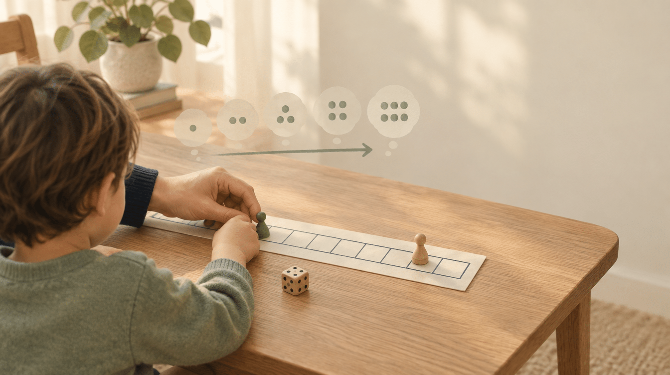 Compter en jouant : pourquoi les jeux de plateau numérotés aident les 4–6 ans à comprendre les nombres